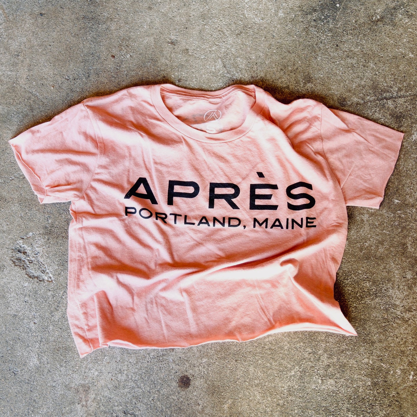 Dusty Pink Logo Crop Top