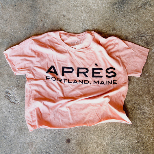 Dusty Pink Logo Crop Top