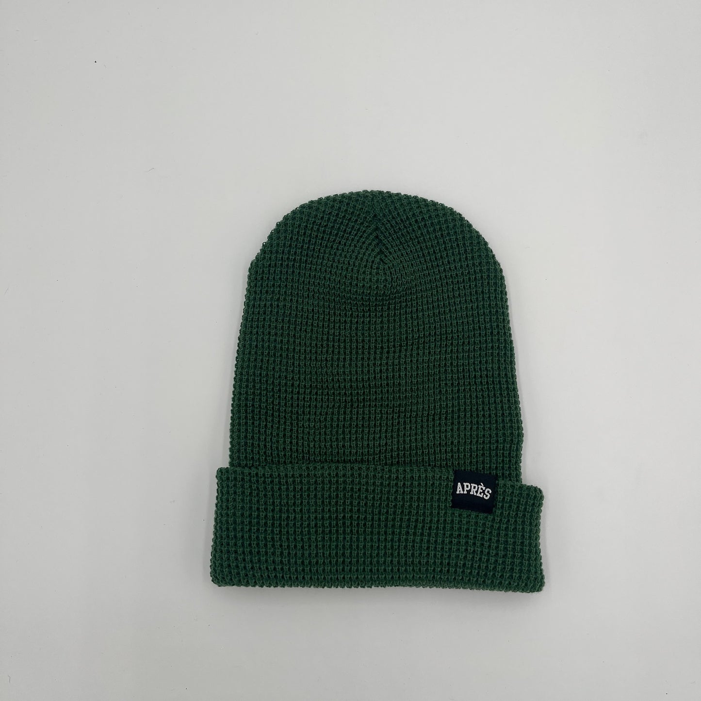 Waffle Knit Cuffed Beanie