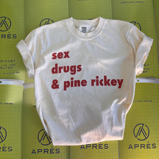 sex, drugs & pine rickey tee